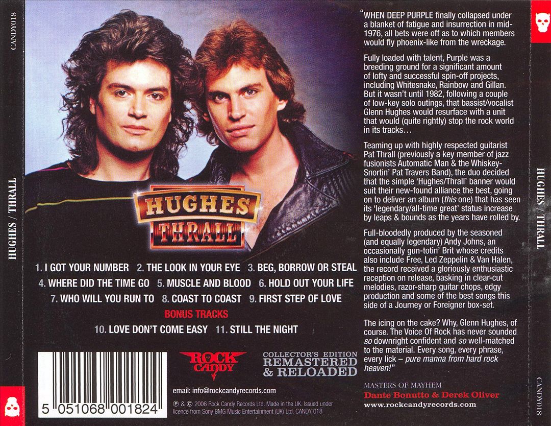 Hughes/Thrall [Bonus Tracks] cover art