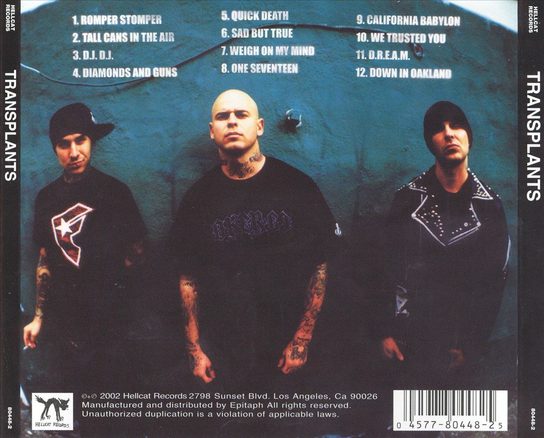 Transplants cover art