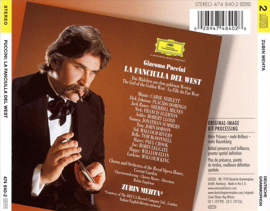 Puccini: La Fanciulla Del West cover art