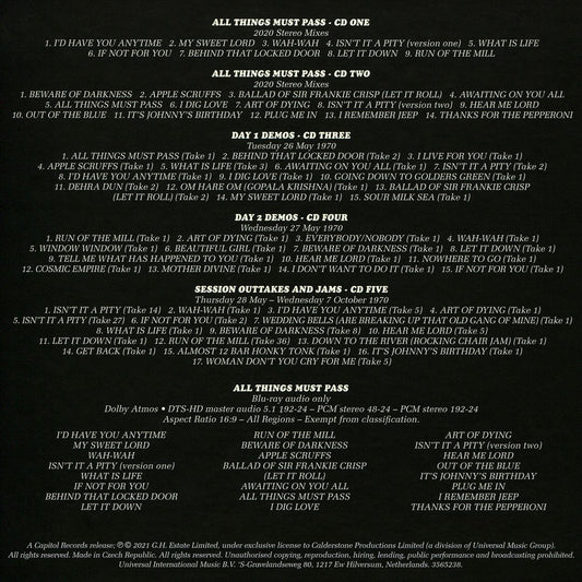 All Things Must Pass [50th Anniversary Super Deluxe Edition] cover art