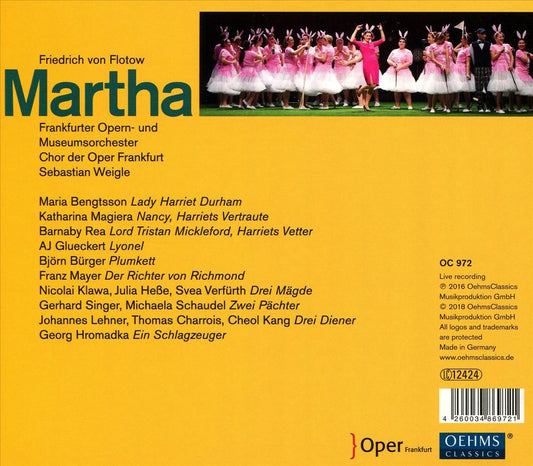 Friedrich von Flotow: Martha cover art