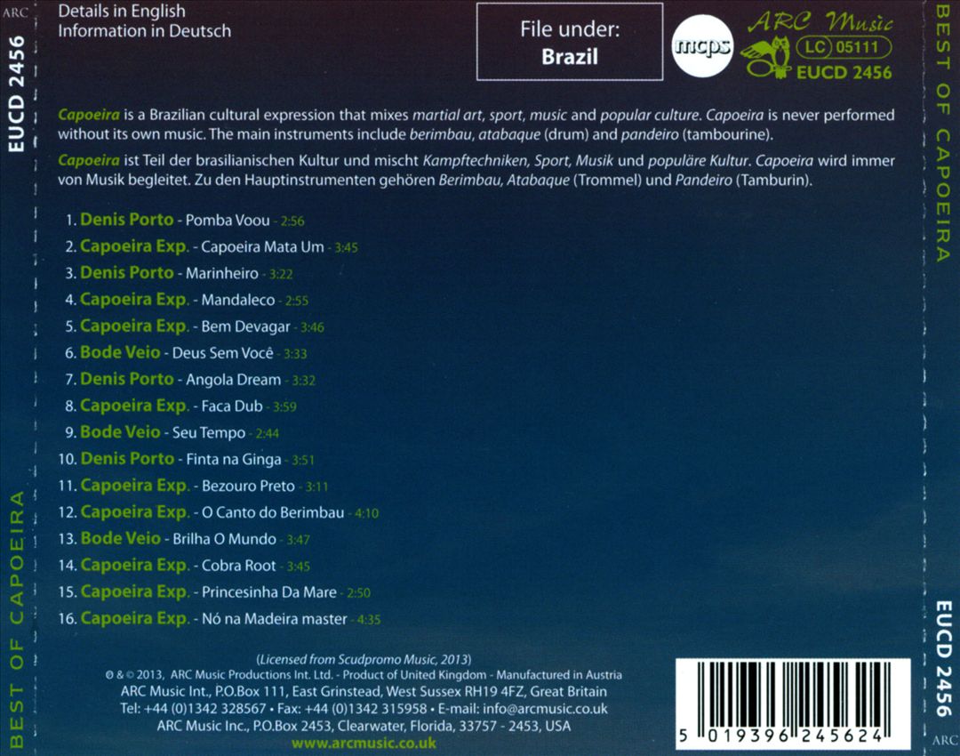 Best of Capoeira cover art