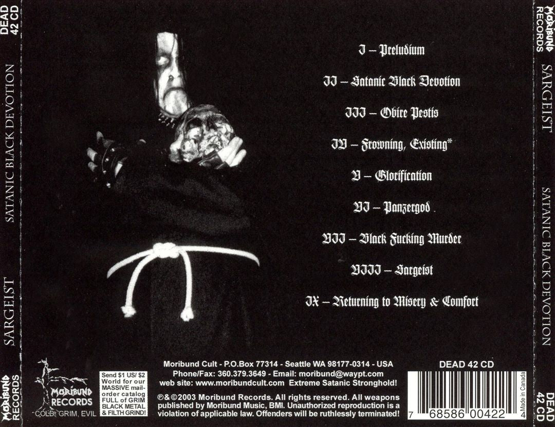 Satanic Black Devotion cover art