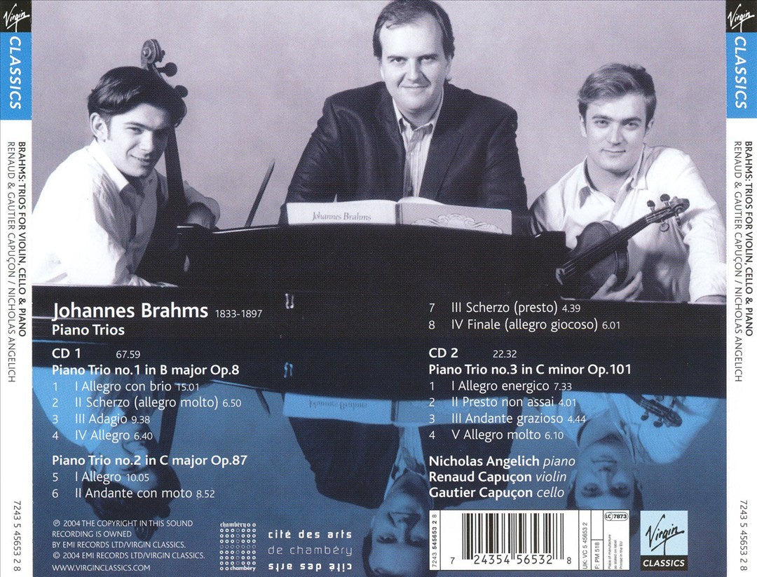 Brahms: Piano Trios cover art