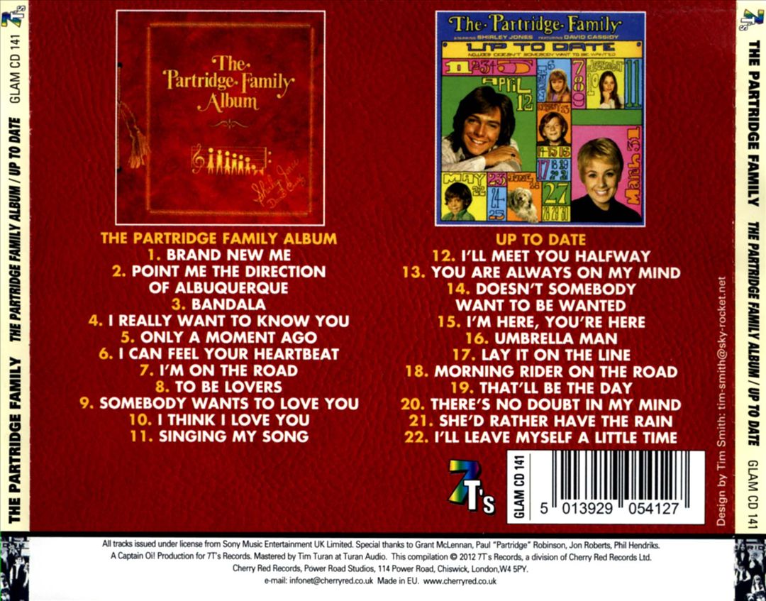 Partridge Family Album/Up to Date cover art