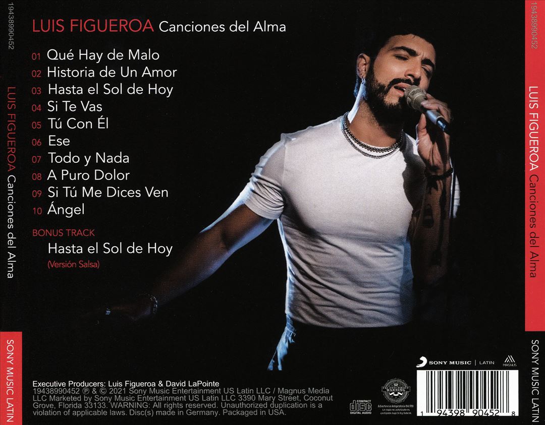 Canciones Del Alma cover art