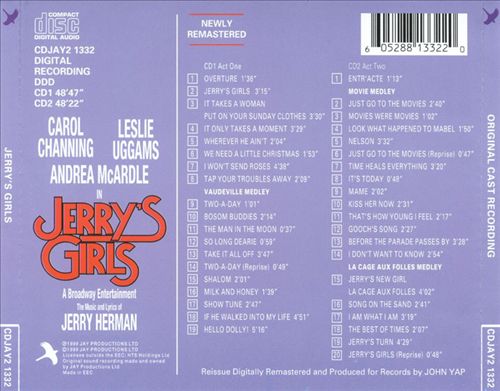 Jerry's Girls [Original Cast Recording] cover art