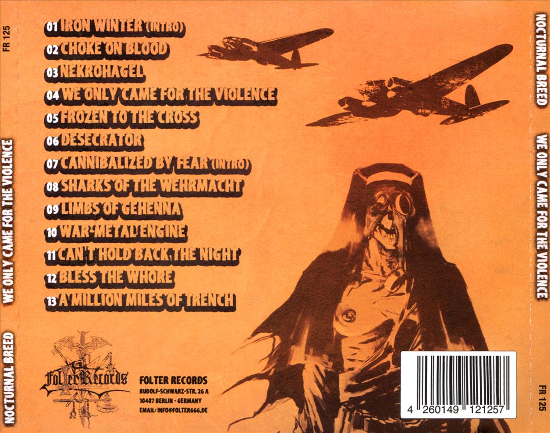 We Only Came for the Violence cover art