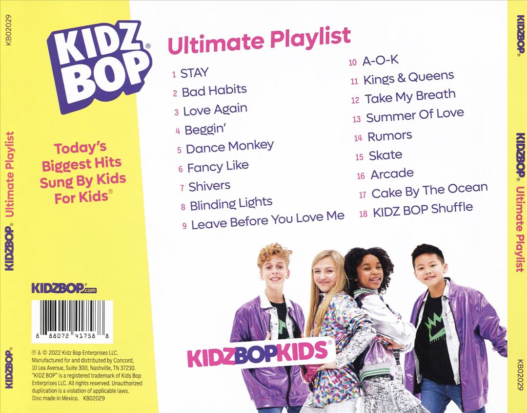 Kidz Bop Ultimate Playlist, Vol. 1 cover art