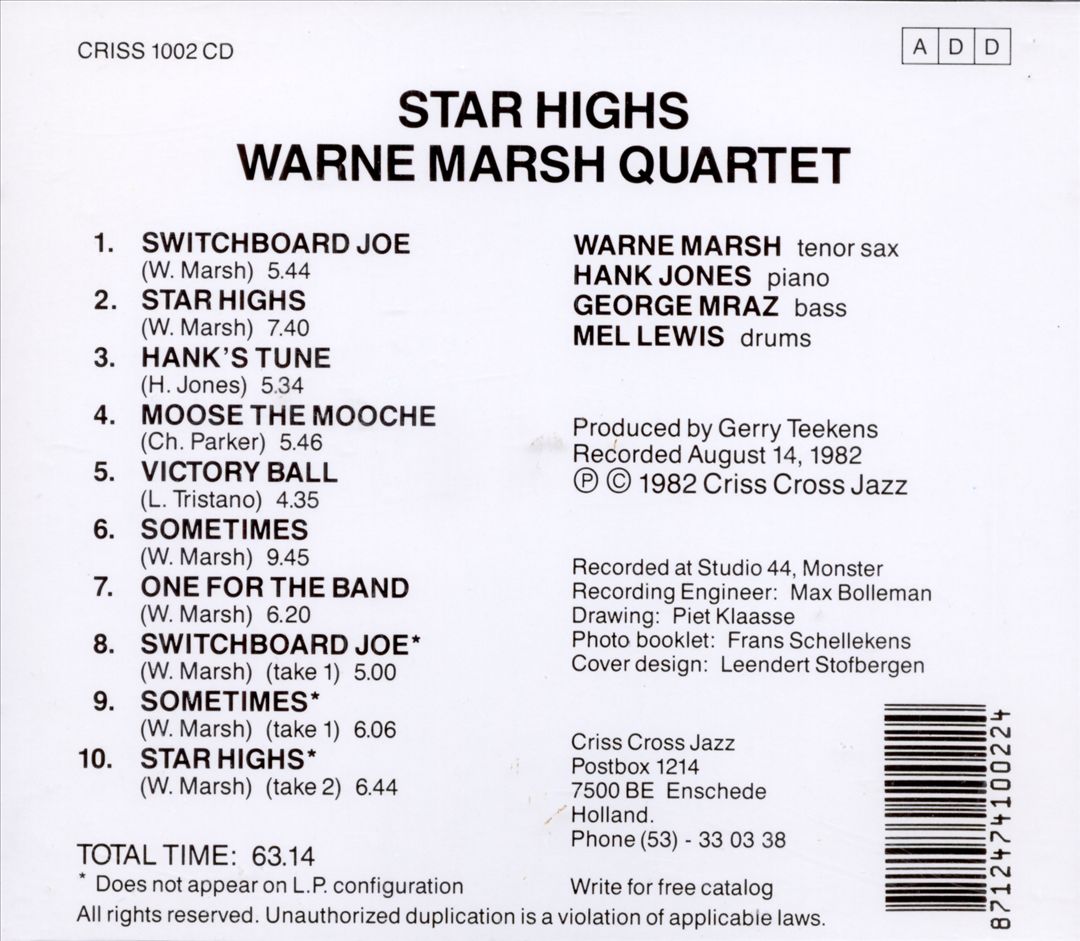 Star Highs cover art