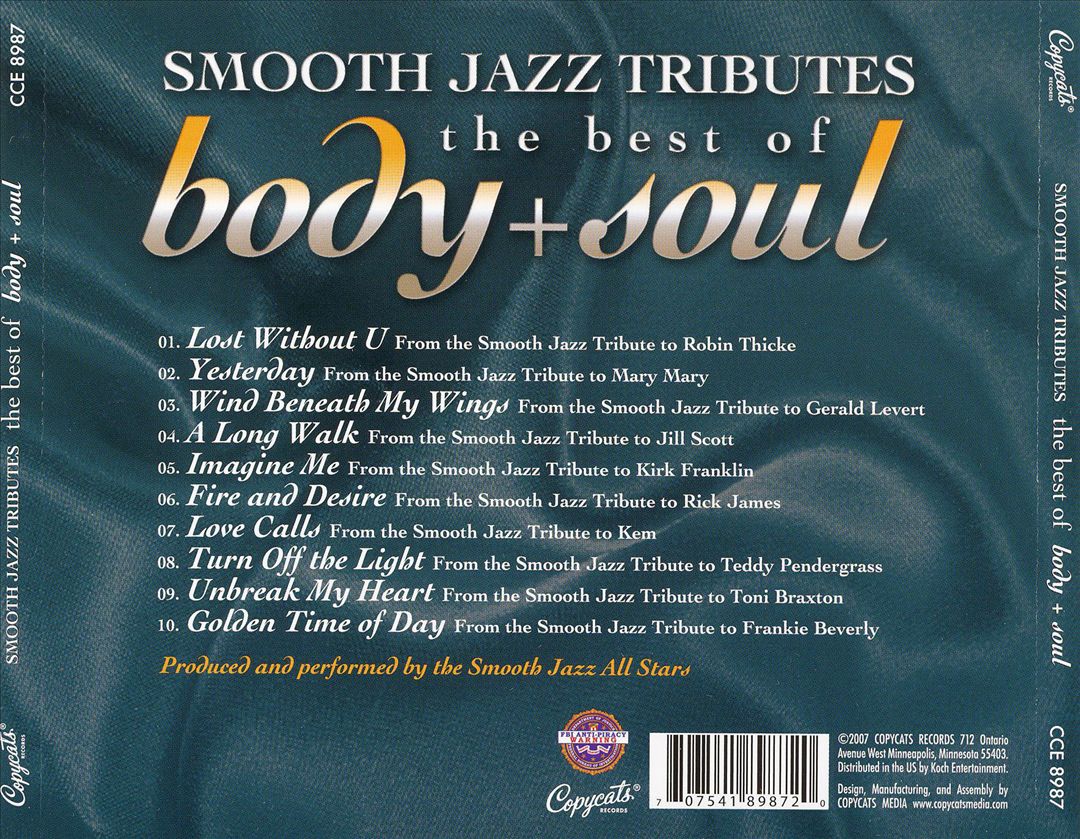 Best of Body & Soul Smooth Jazz Tribute cover art