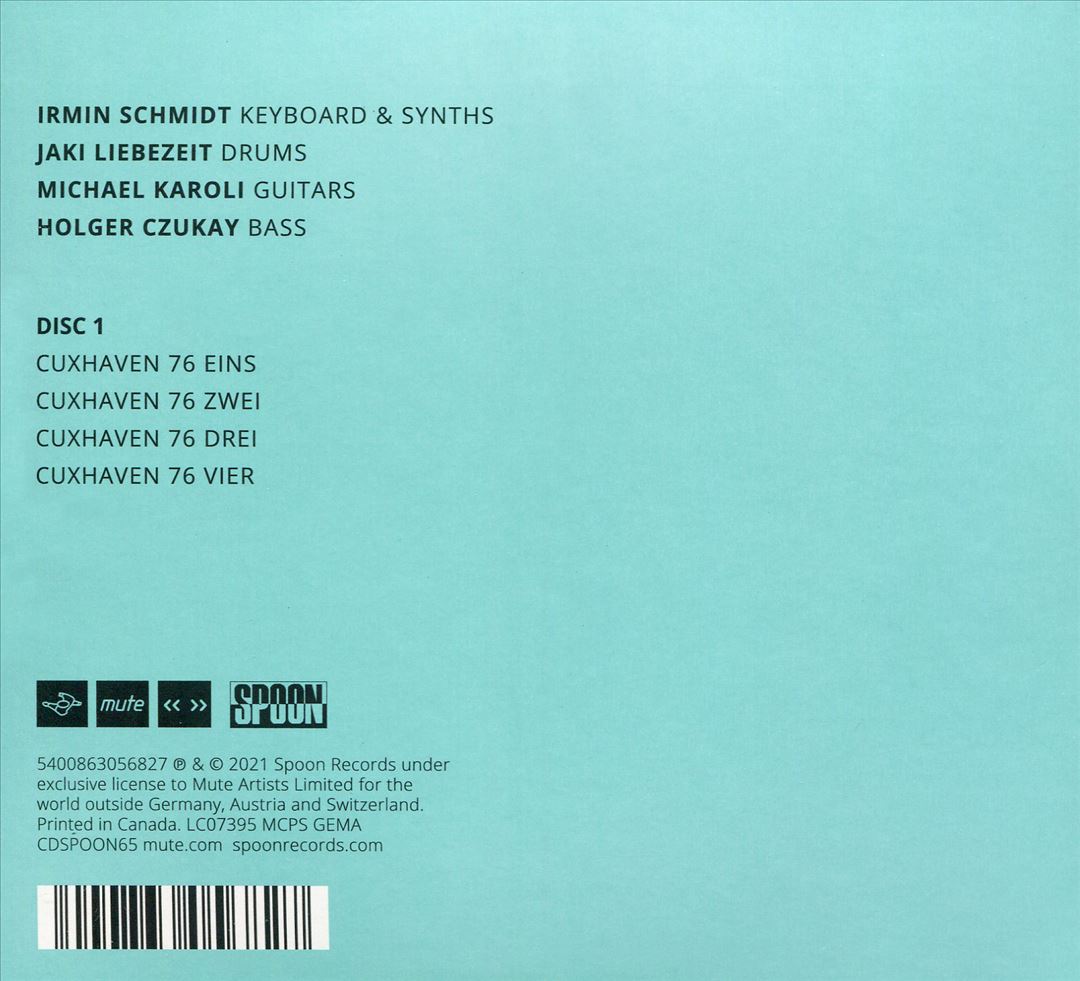 Live in Cuxhaven, 1976 cover art