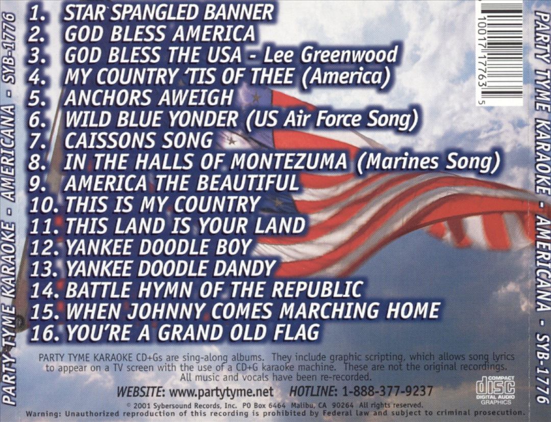 Party Tyme Karaoke: Americana cover art