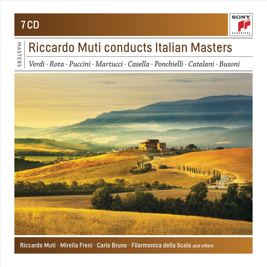Riccardo Muti conducts Italian Masters cover art