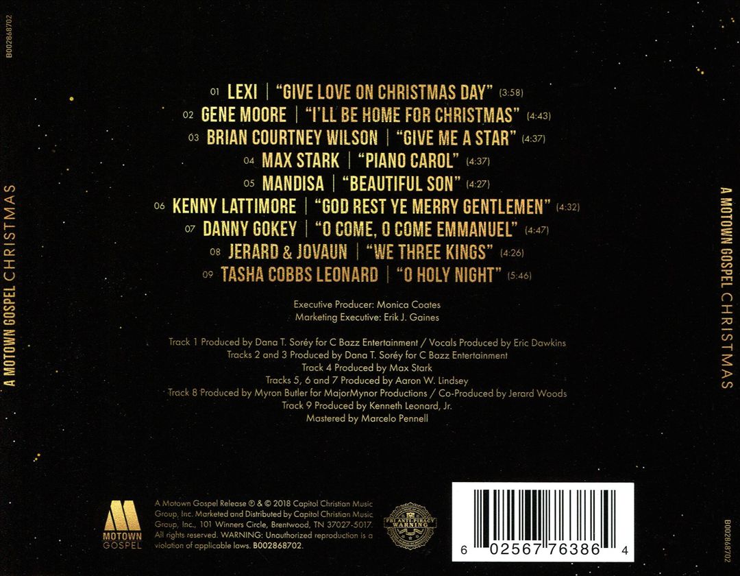 Motown Gospel Christmas cover art