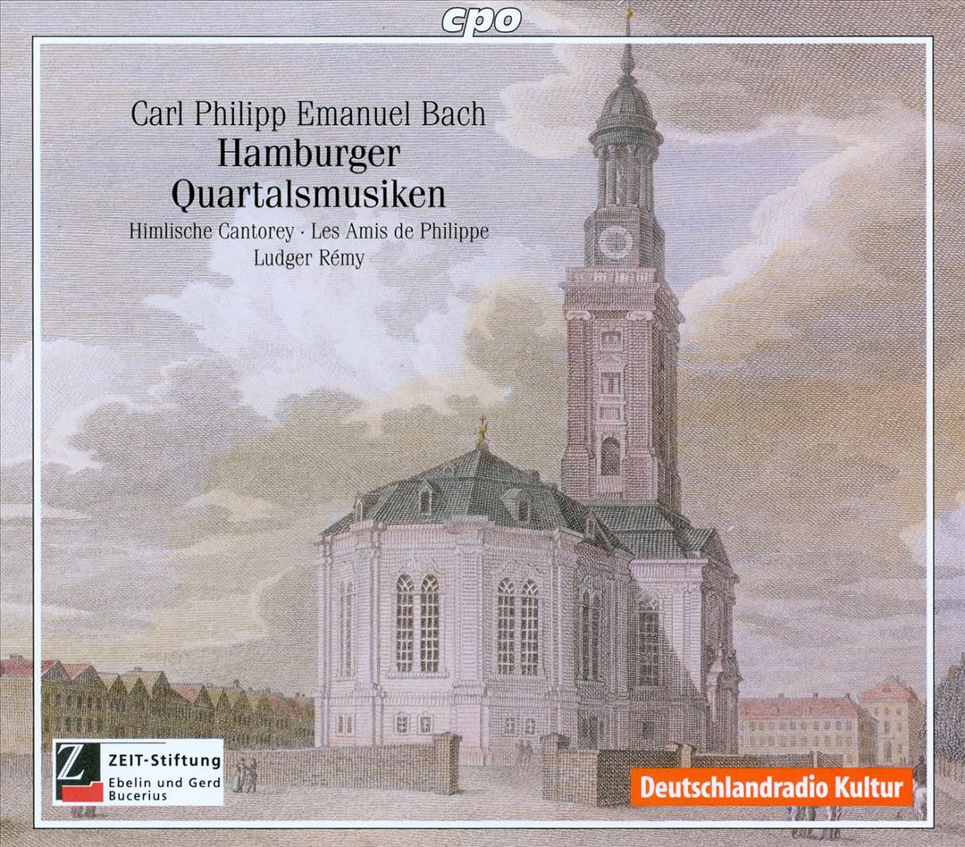 C.P.E. Bach: Hamburger Quartalsmusiken cover art