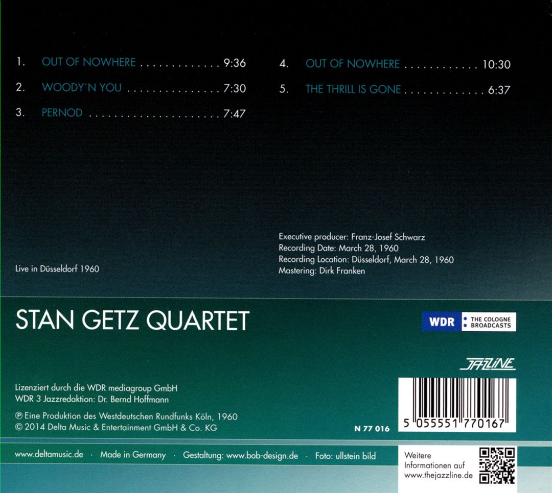 Live in Dusseldorf 1960 cover art