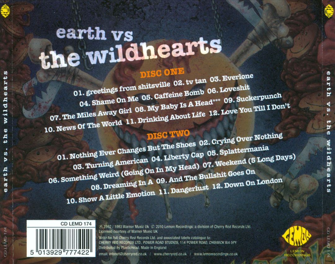 Earth Vs. the Wildhearts cover art