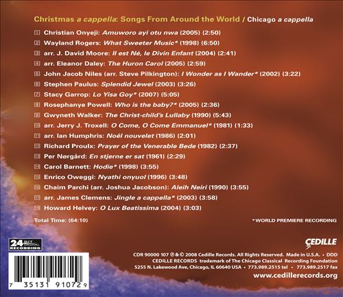 Christmas A Cappella: Songs from Around The World cover art