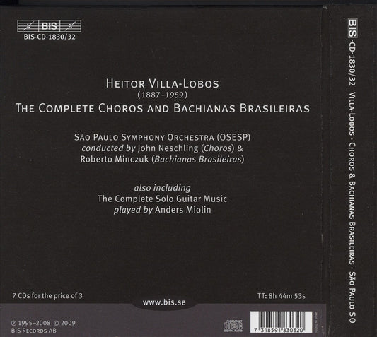 Villa-Lobos: The Complete Choros and Bachianas Brasileiras cover art