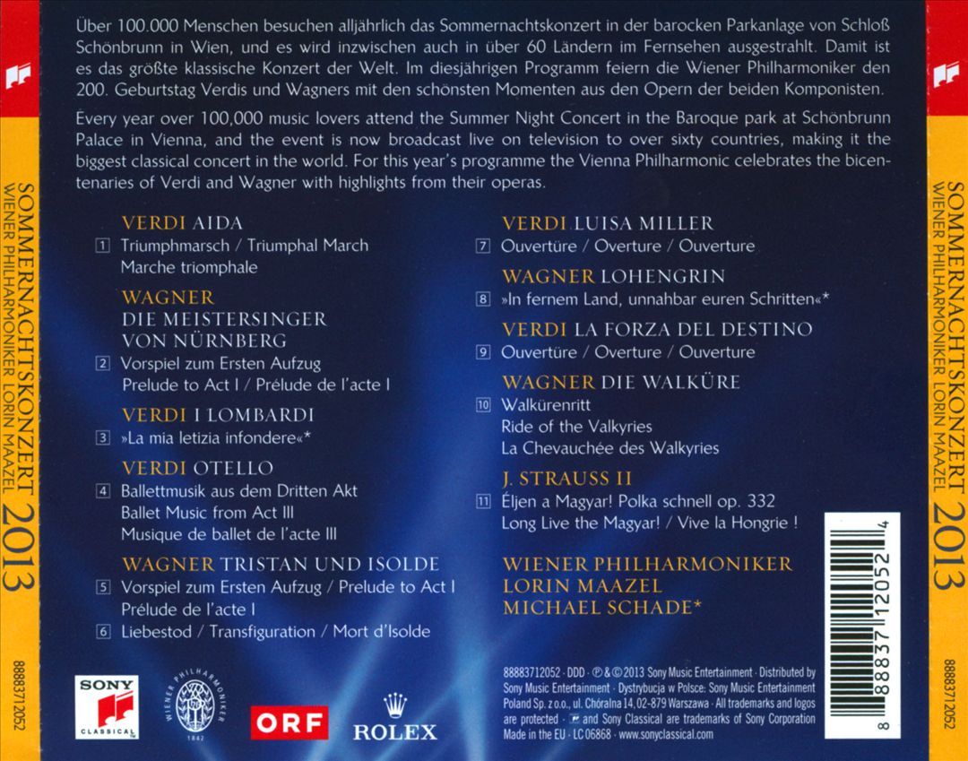 Sommernachtskonzert 2013 cover art