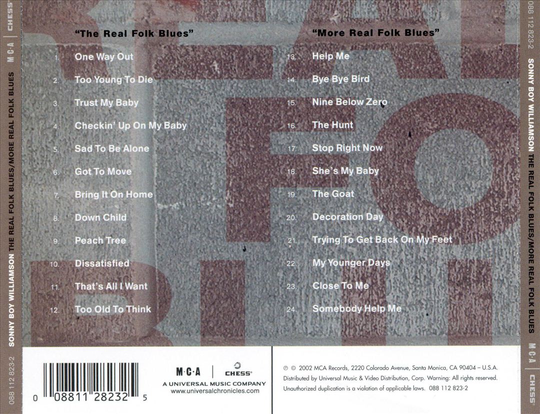 Real Folk Blues/More Real Folk Blues cover art
