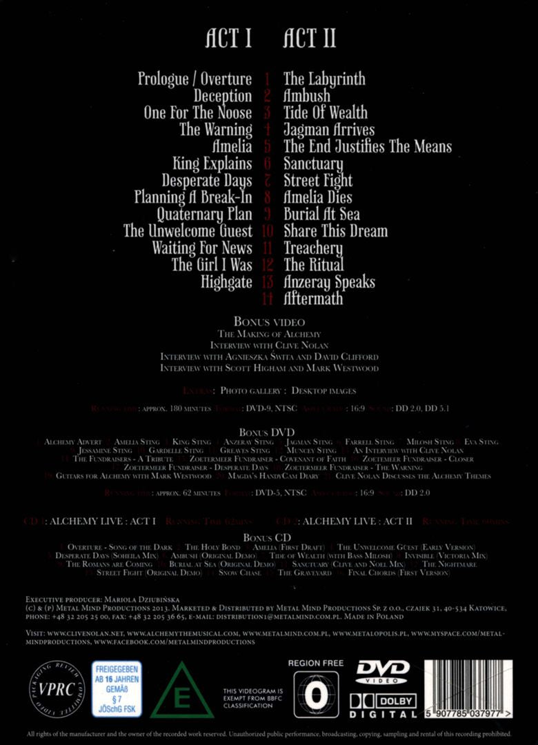 Alchemy Live: Do You Believe...? [Bonus CD/DVD] cover art