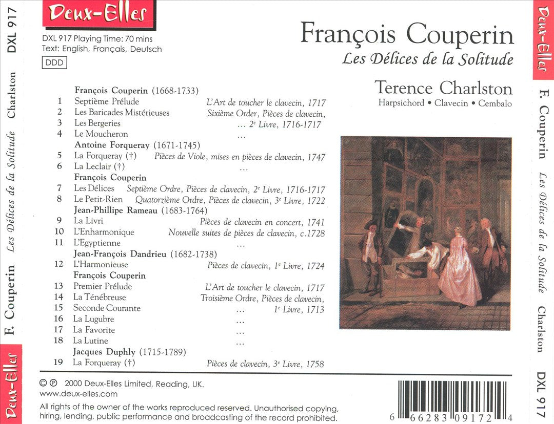 François Couperin: Les Délices de la Solitude cover art