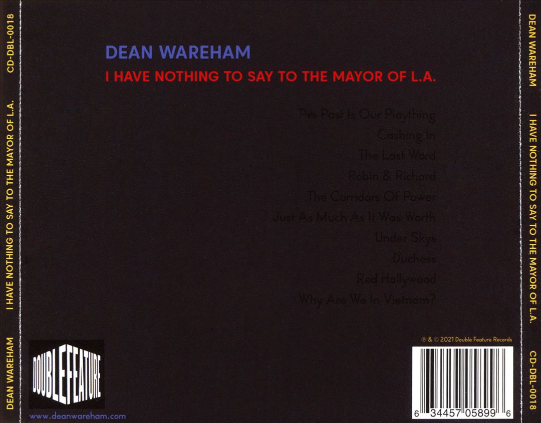 I Have Nothing to Say to the Mayor of L.A. cover art
