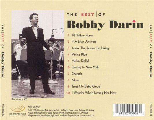 Best of Bobby Darin [EMI-Capitol Special Markets] cover art