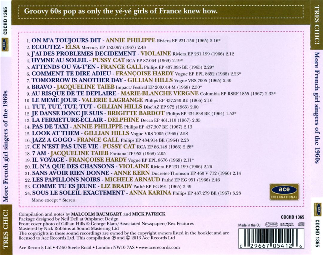 Très Chic: More French Girl Singers of the 1960s cover art