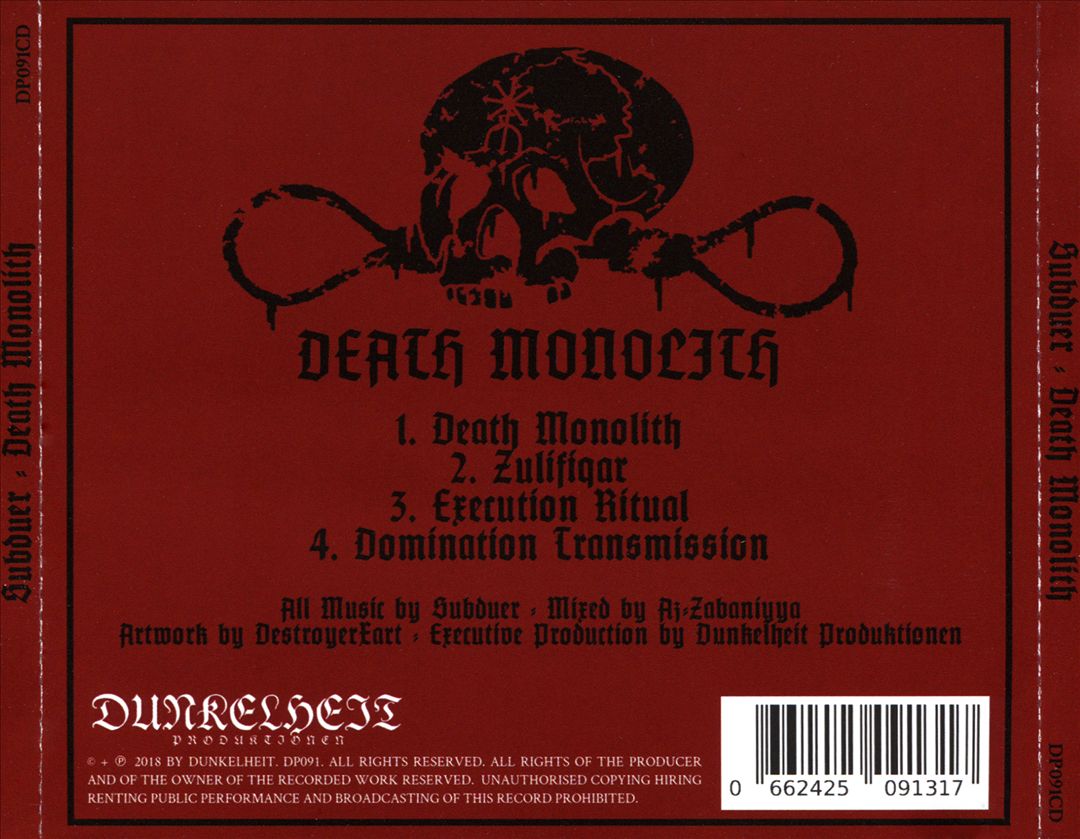 Death Monolith cover art