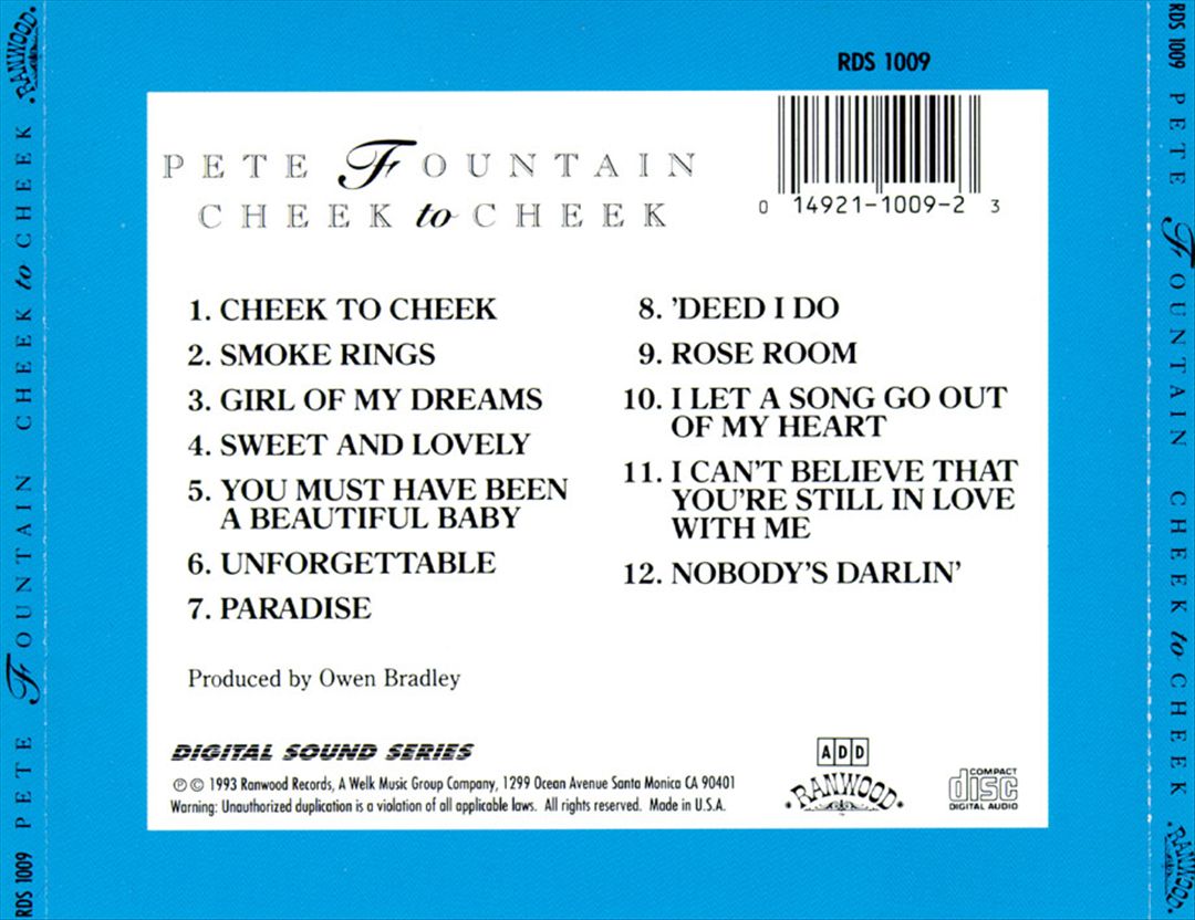 Cheek to Cheek cover art