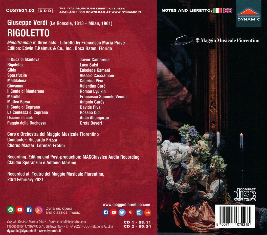 Verdi: Rigoletto cover art