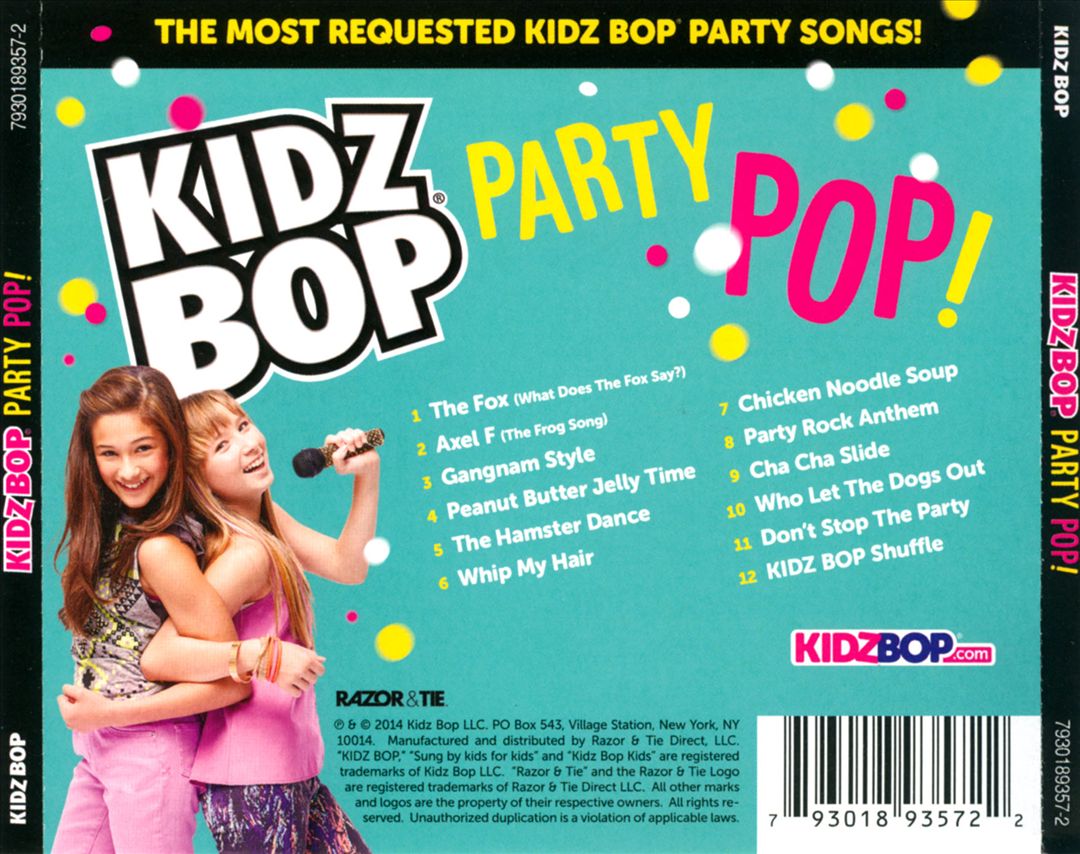 Kidz Bop Party Pop! cover art