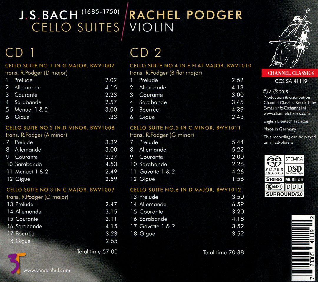 J.S. Bach: Cello Suites cover art