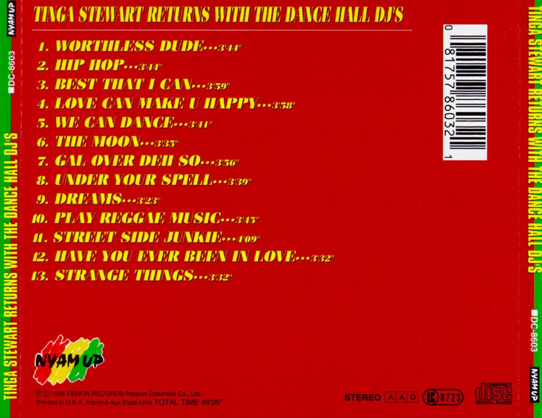 Returns with the Dance Hall DJ's cover art