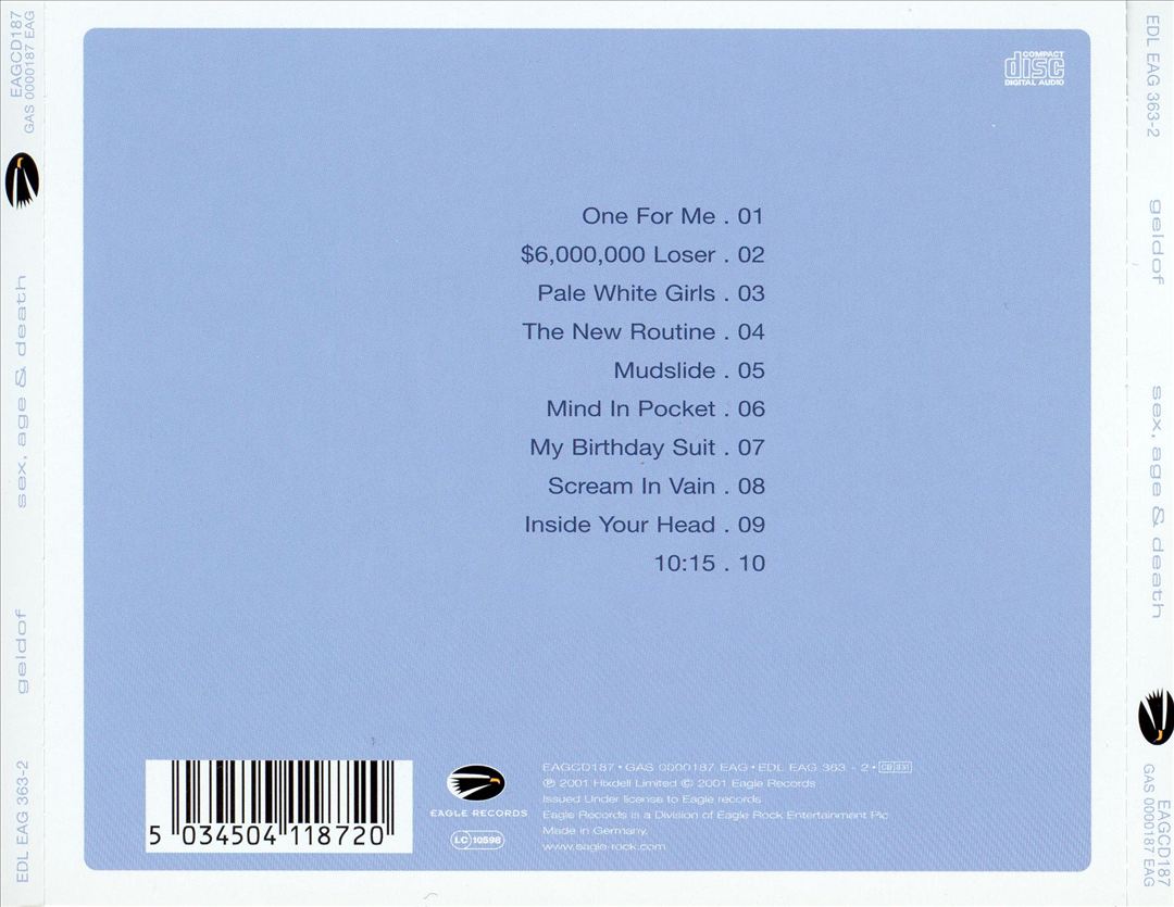 Sex, Age & Death cover art