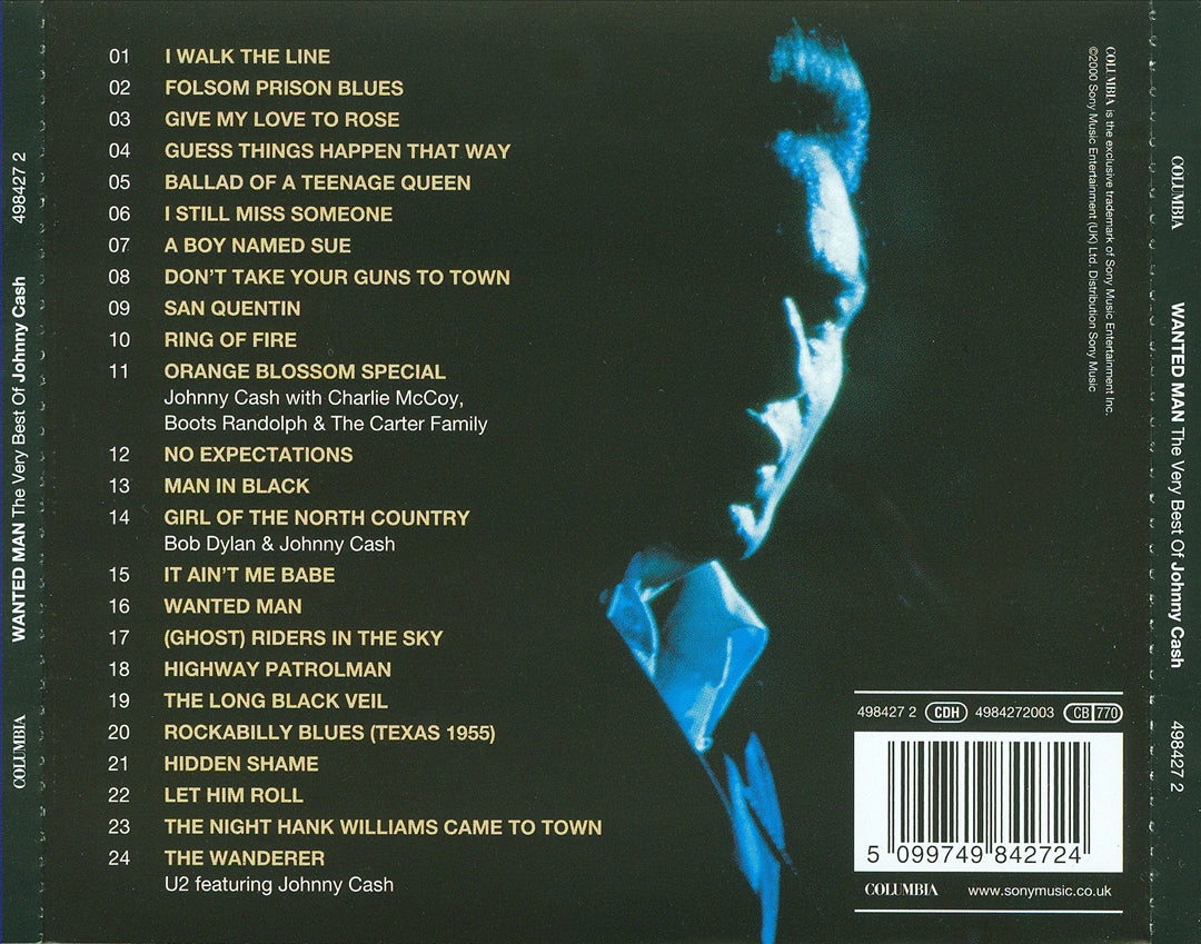 Wanted Man: The Very Best of Johnny Cash cover art