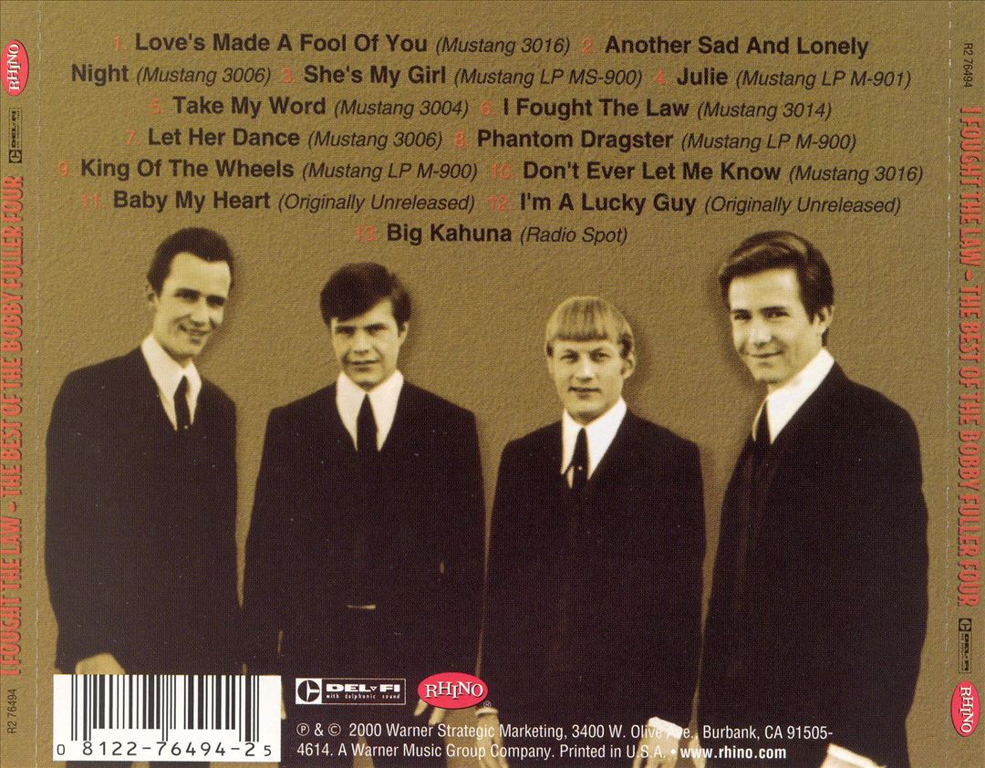 I Fought the Law: The Best of the Bobby Fuller Four [Rhino] cover art