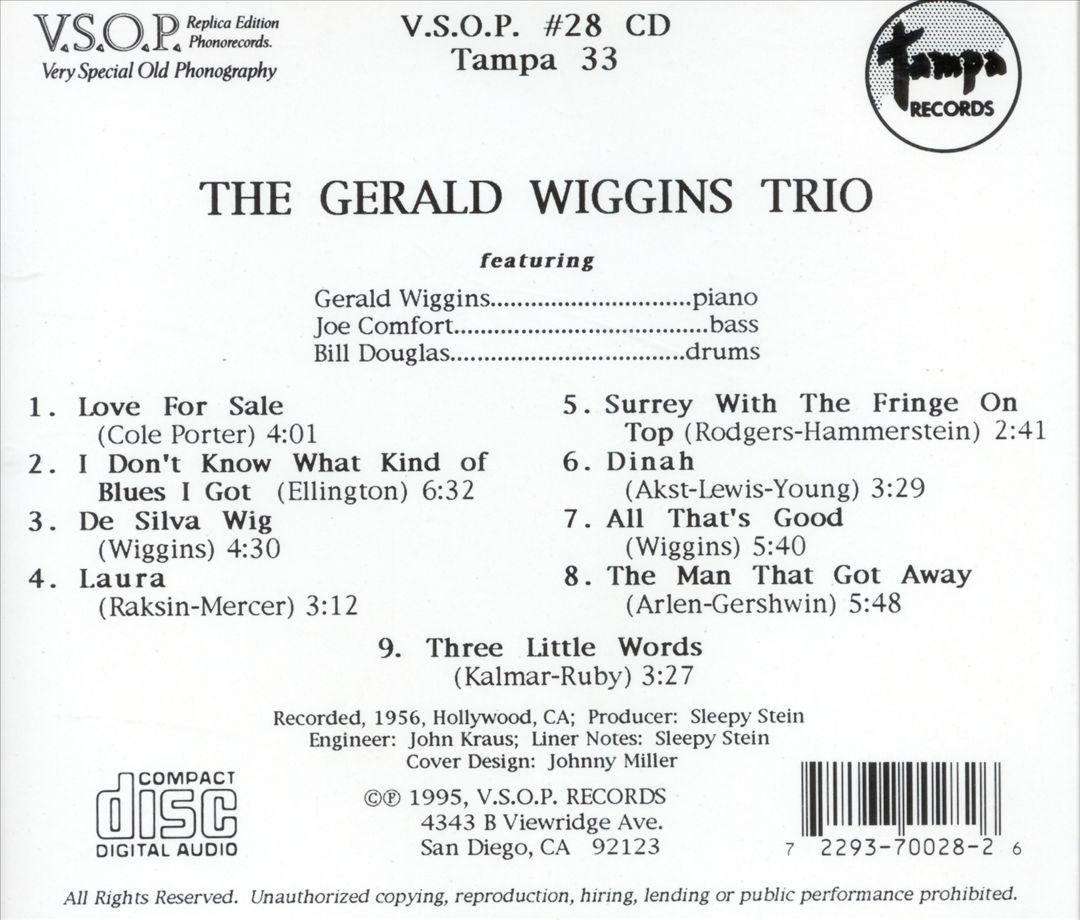 Gerald Wiggins Trio cover art