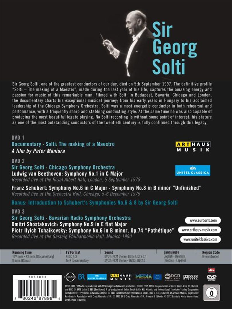 Solti conducts Beethoven & Schubert [Video] cover art