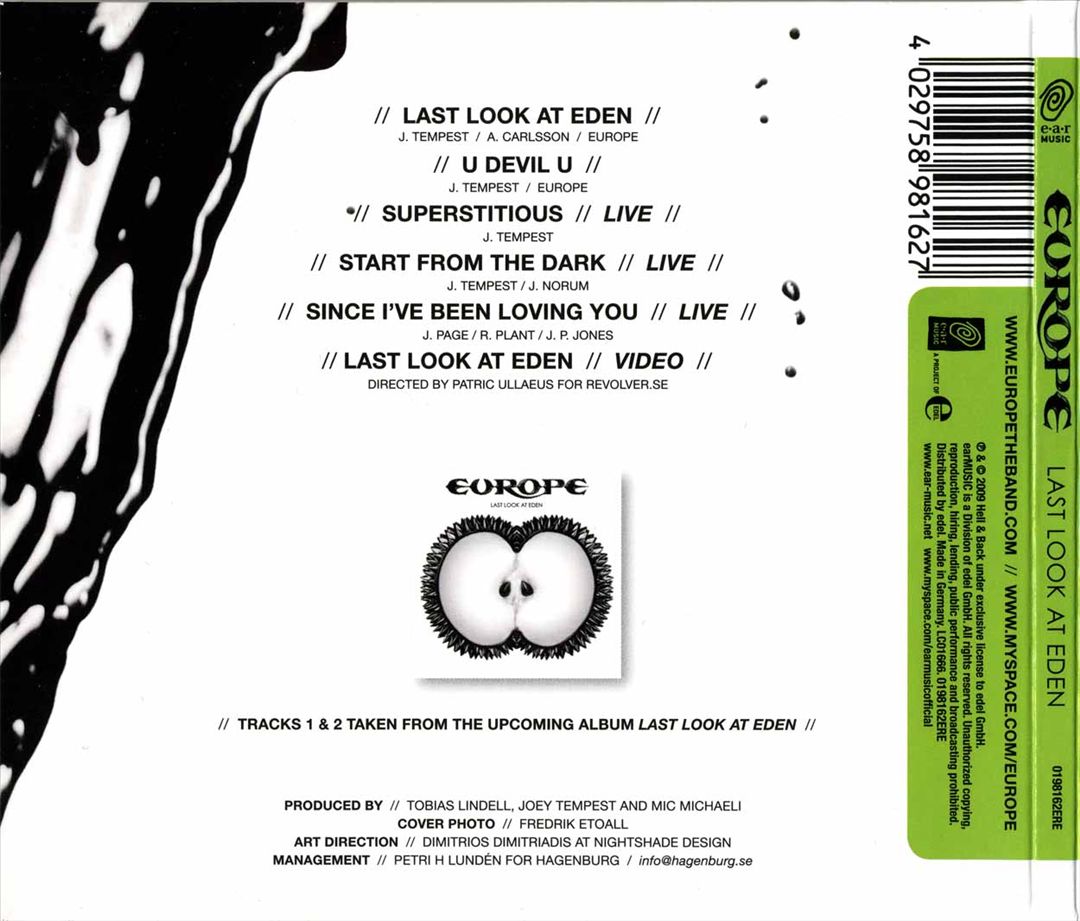 Last Look at Eden [EP] cover art