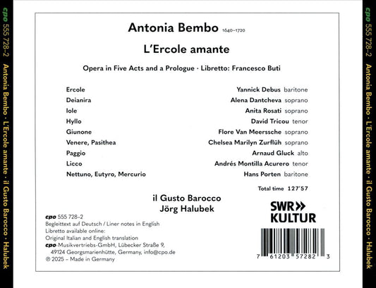 Antonia Bembo: L'Ercole amante cover art
