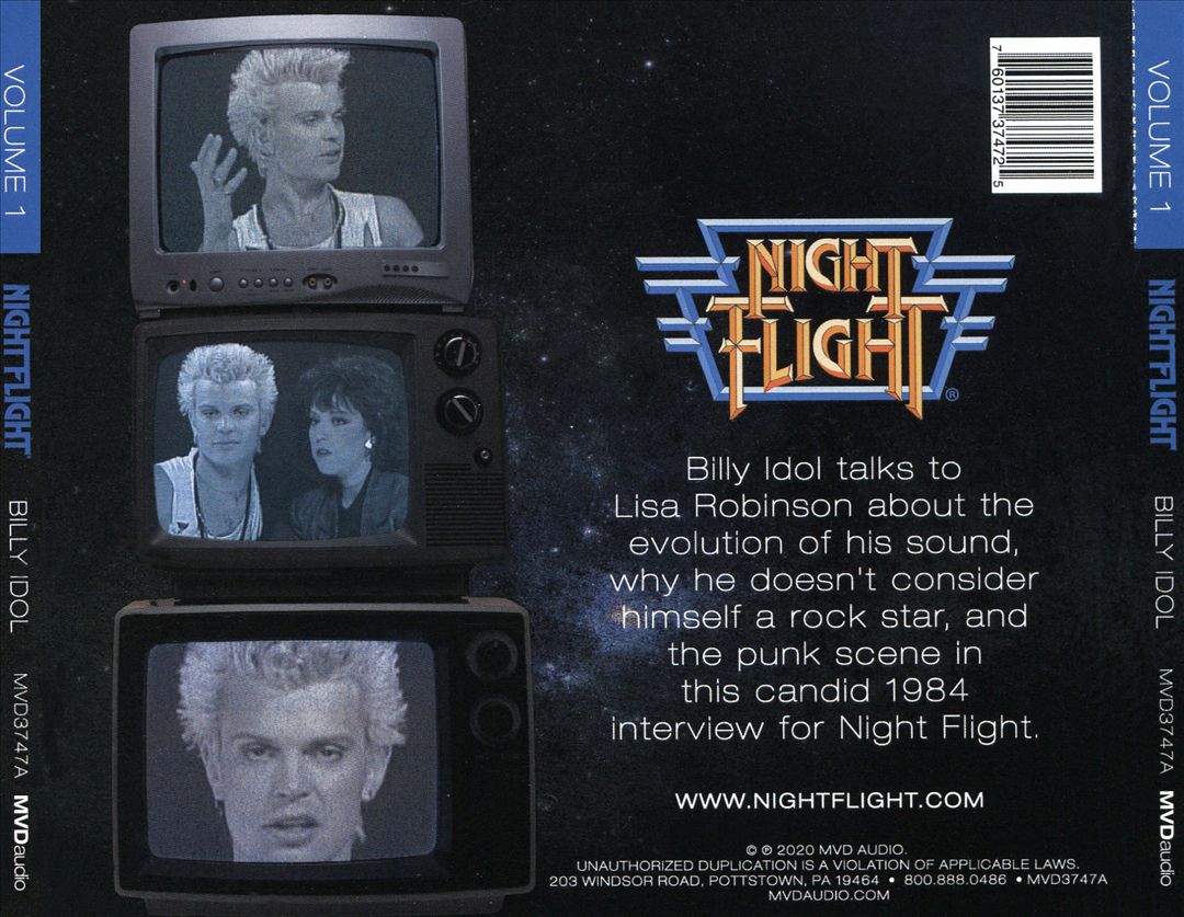 Night Flight: The Billy Idol Interview, Vol. 1 cover art