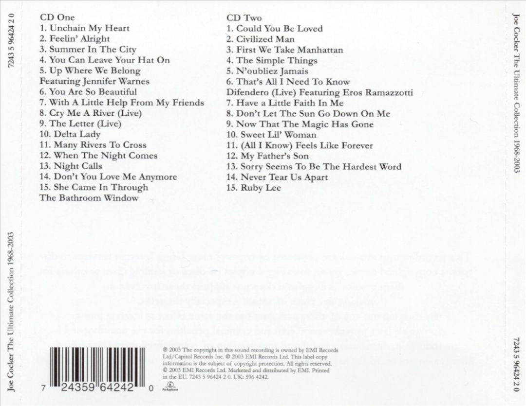 The Ultimate Collection 1968-2003 cover art