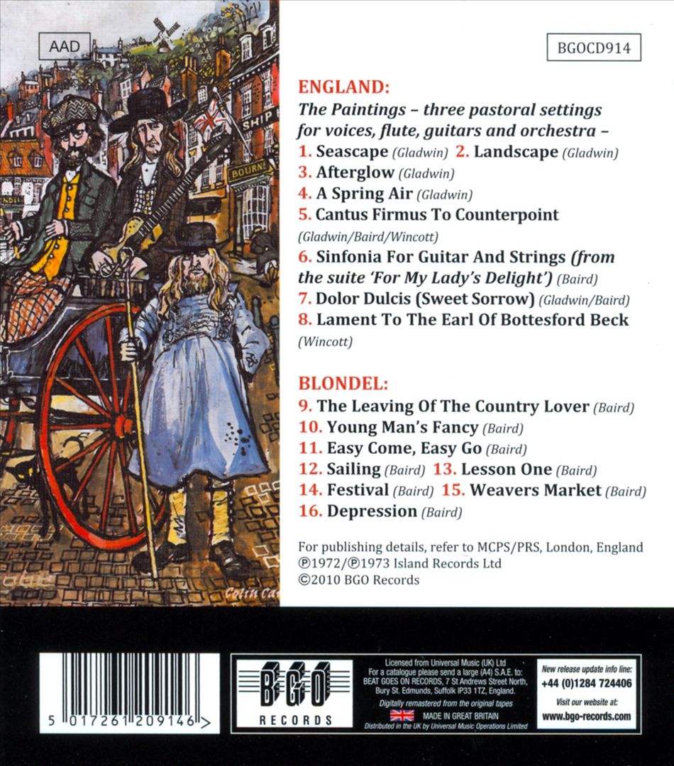 England/Blondel cover art