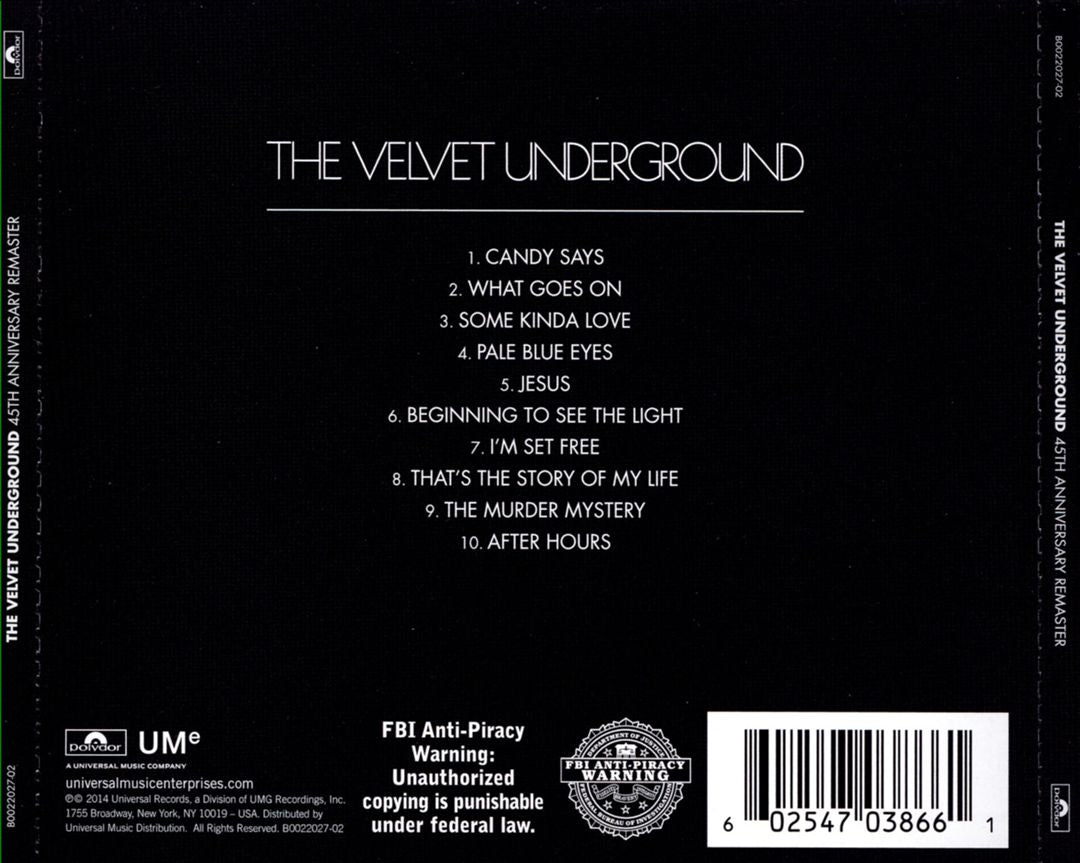 Velvet Underground cover art