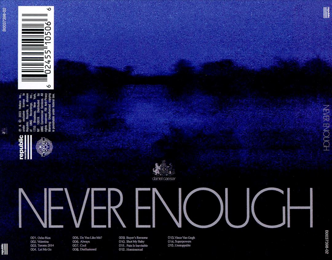 Never Enough cover art