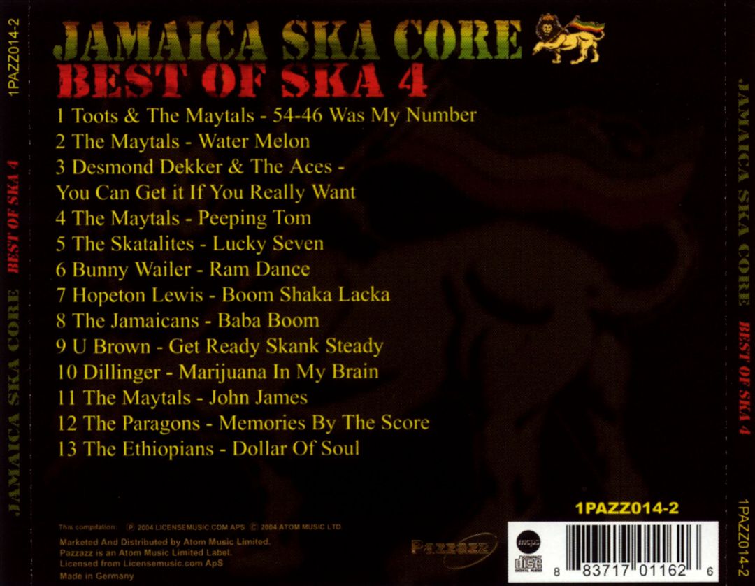 Best of Ska, Vol. 4: Jamaica Ska Core cover art